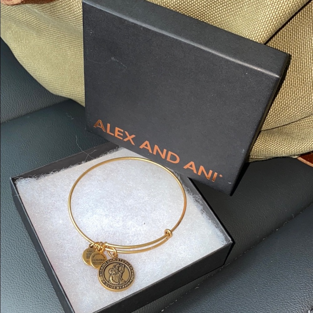 Alex and Ani charm bangle.